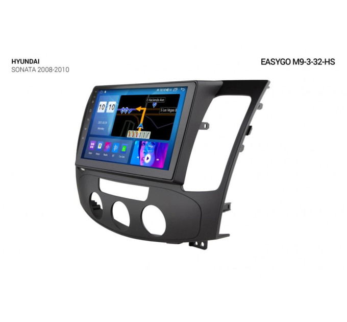 Штатна магнітола EasyGo M9-3-32-HS Hyundai Sonata 2008-2010