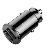 Автомобільний зарядний пристрій Baseus CCALL-ML01 3.1A Black