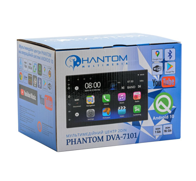 Автомагнітола Phantom DVA-7101