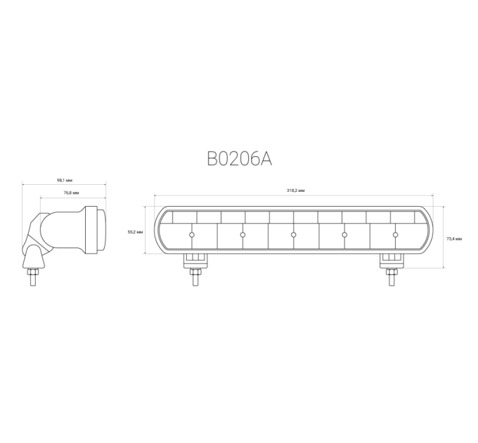 Світлодіодна балка Prolumen B0206A