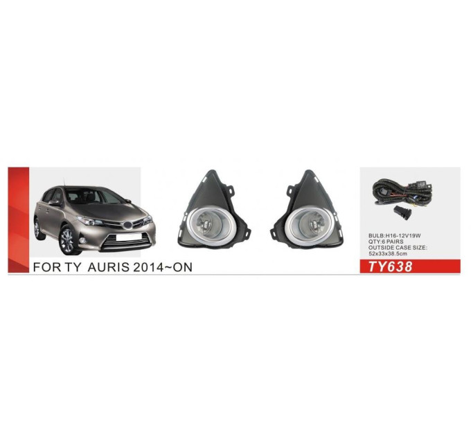 Протитуманні фари Vitol Toyota Auris 2013-15 H11-12V55W