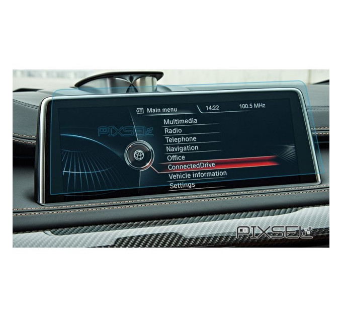 Захисне скло на монітор BMW X6 / X6M 2015-2018 (F16) (матове) Pixsel BMW-2920-M