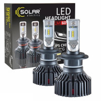 Світлодіодні лампи Solar LED H7 12/24V 6000K 60W