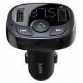 FM-трансмітер Baseus T typed Bluetooth MP3 charger with car holder （Standard edition）Black