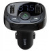 FM-трансмітер Baseus T typed Bluetooth MP3 charger with car holder （Standard edition）Black