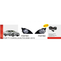 Протитуманні фари Vitol TY-277E2-W Toyota Corolla 2008-10 ел.проводка