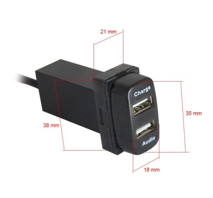 USB роз'єм Mitsubishi CARAV 17-107
