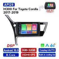 Штатна магнітола ECOBOOST FFT300Q-1058 TOYOTA Corolla 2017