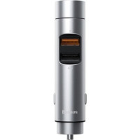 FM-трансмітер Baseus Energy Column Car Wireless MP3 Charger Silver