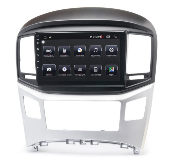 Штатна магнітола PRIME-X 22-604/9B HYUNDAI H-1 2015-2020 Silver