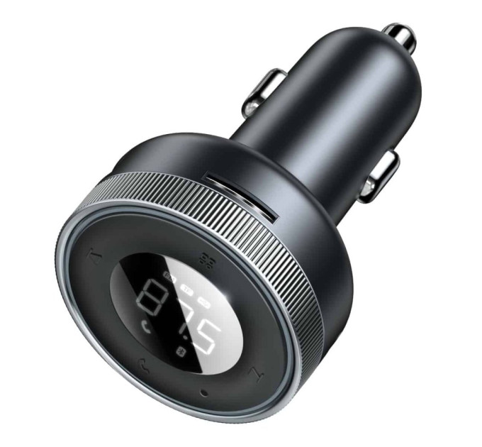 FM-трансмітер Baseus Enjoy Car Wireless MP3 Charger (Wireless 5.0+5V/3.4A) Black