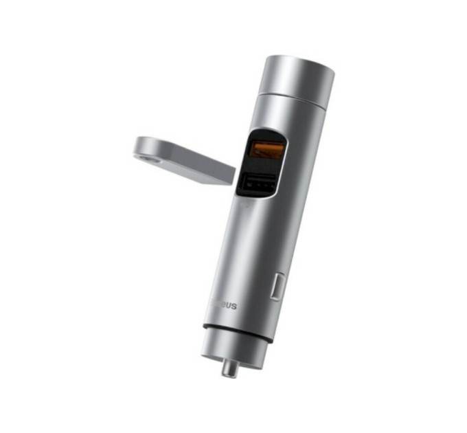 FM-трансмітер Baseus CCNLZ-0S Energy Wireless MP3 Charger Silver
