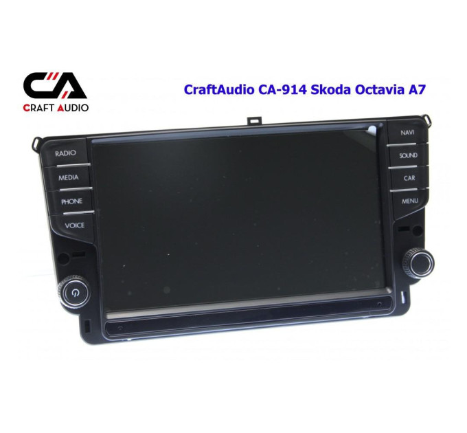 Штатна магнітола CraftAudio CA-914 Skoda Octavia A7