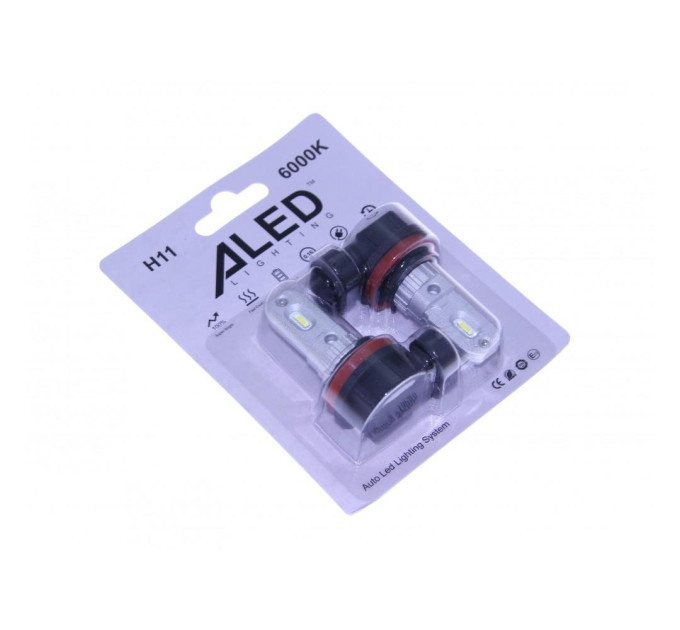 Лампи для підсвічування повороту ALed H11 6000K 12W H11A01