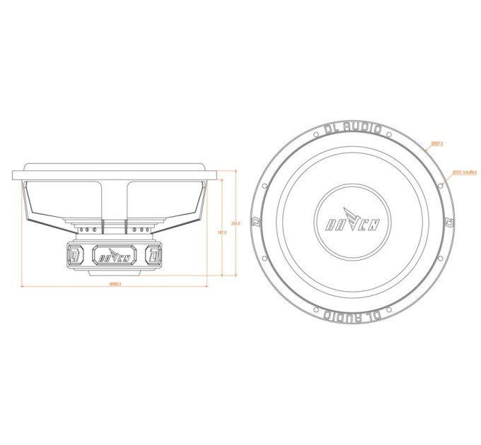 Сабвуфер DL Audio Raven 15