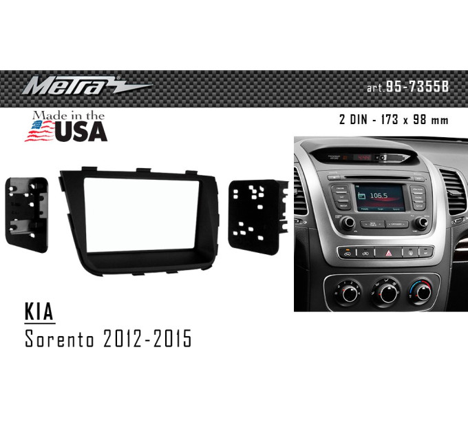 Перехідна рамка KIA Sorento Metra 95-7355B