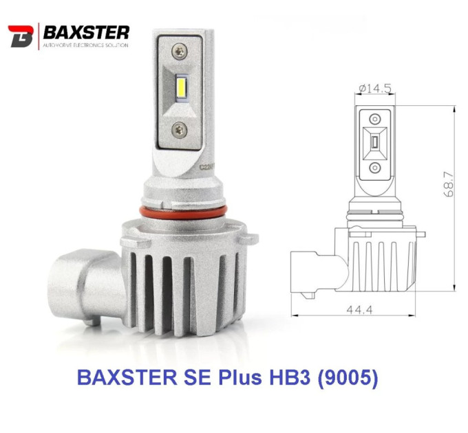 Світлодіодні лампи Baxster SE Plus HB3 9005 6000K