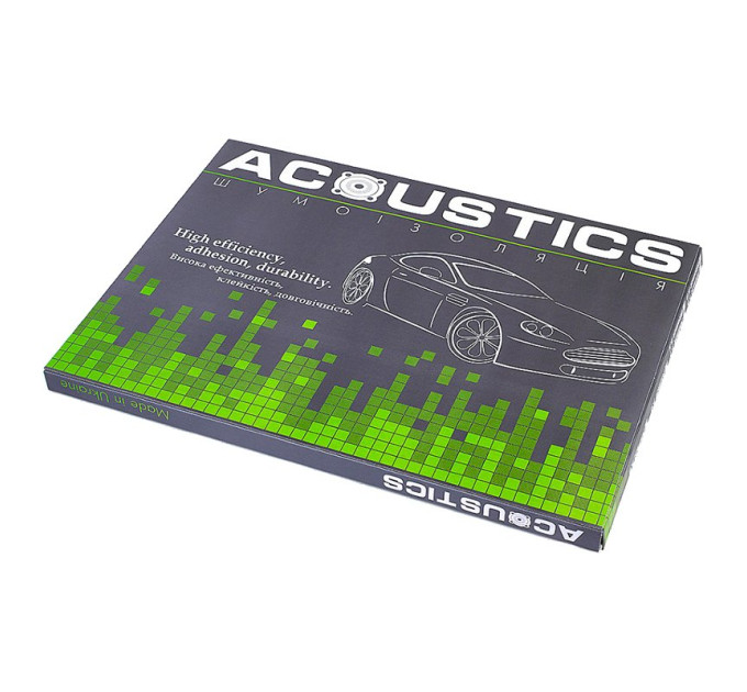 Шумоізоляція Acoustics Alumat 370x500x1.6