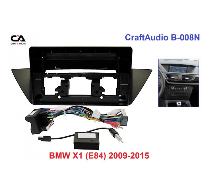 Перехідна рамка CraftAudio B-008N BMW X1 (E84) 2009-2015