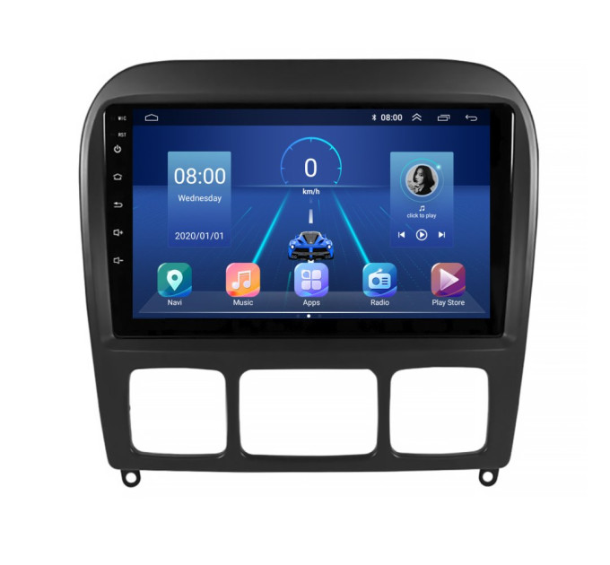 Штатна магнітола Mercedes-Benz S-Клас (W220) 1998-2005 Element 6/128 4G CarPlay