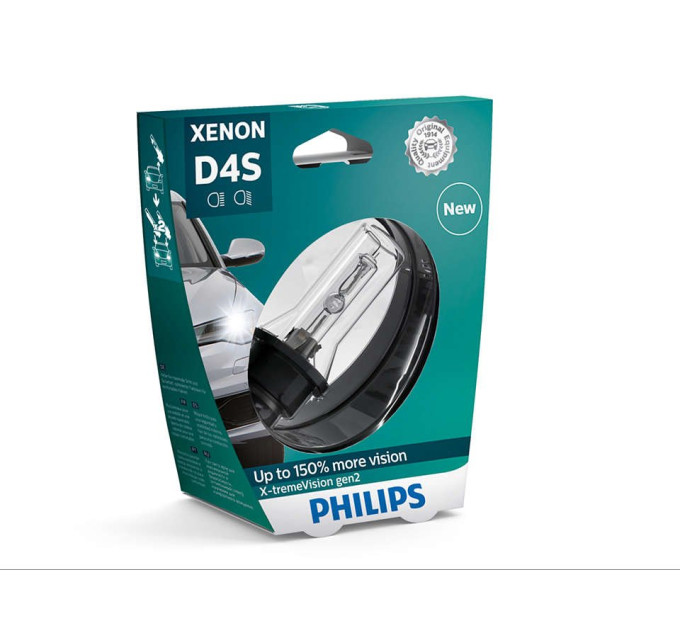 Ксенонова лампа Philips Xenon X-tremeVision gen2 D4S 42402XV2S1