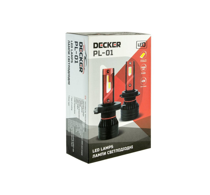 Світлодіодні лампи Decker LED PL-01 5K D2