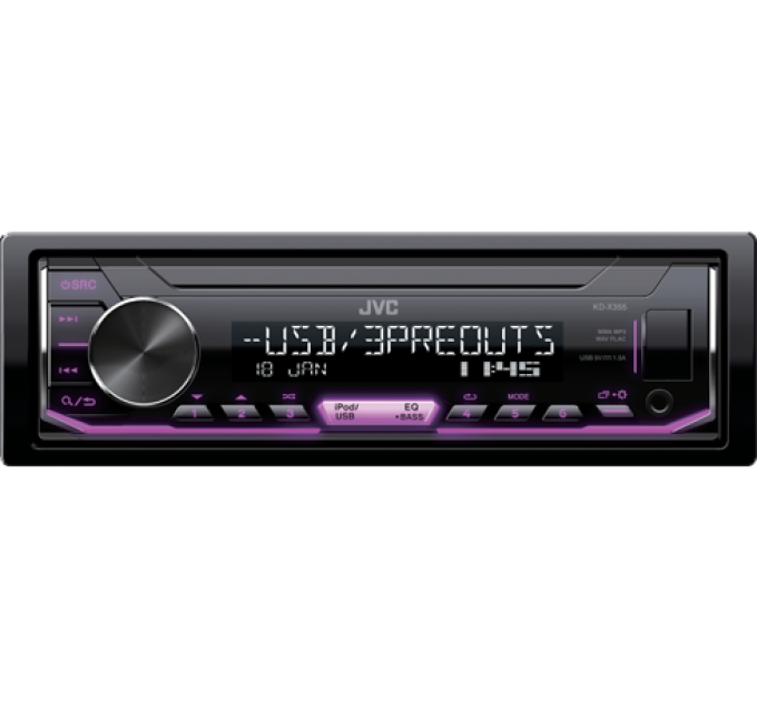 Автомагнітола JVC KD-X355