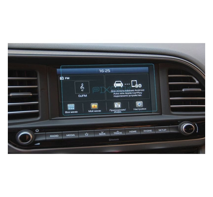 Захисне скло на монітор Hyundai Elantra 2016-2018 (матове) Pixsel HD-4772-M