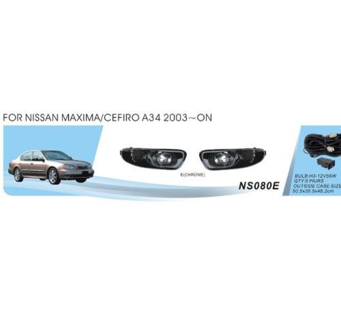 Протитуманні фари Vitol NS-080E Nissan Maxima/Cefiro 2003