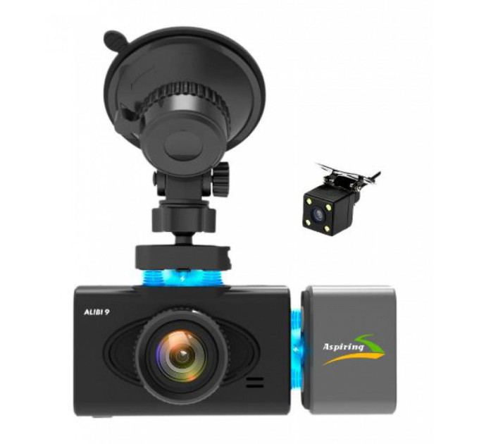 Відеореєстратор Aspiring Alibi 9 GPS, 3 Cameras, Speedcam