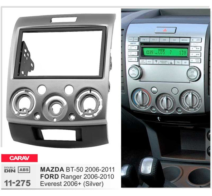 Перехідна рамка Mazda BT-50, Ford Ranger, Everest Carav 11-275