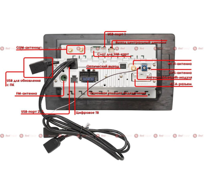 Штатна магнітола Redpower RP51009R IPS DSP Honda CR-V 2006-2012