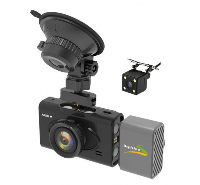 Відеореєстратор Aspiring Alibi 9 GPS, 3 Cameras, Speedcam