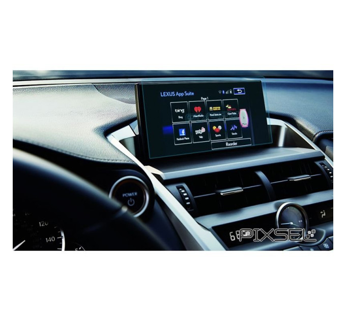 Захисне скло на монітор Lexus NX 2014-2016 (глянсове) Pixsel LE-1197-H
