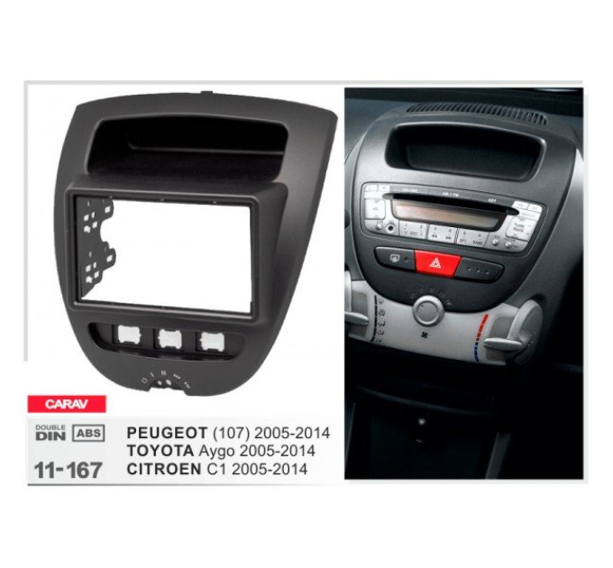 Перехідна рамка Toyota Aygo Carav 11-167
