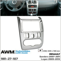 Перехідна рамка Renault, Dacia Duster, Sandero, Logan AWM 981-27-107