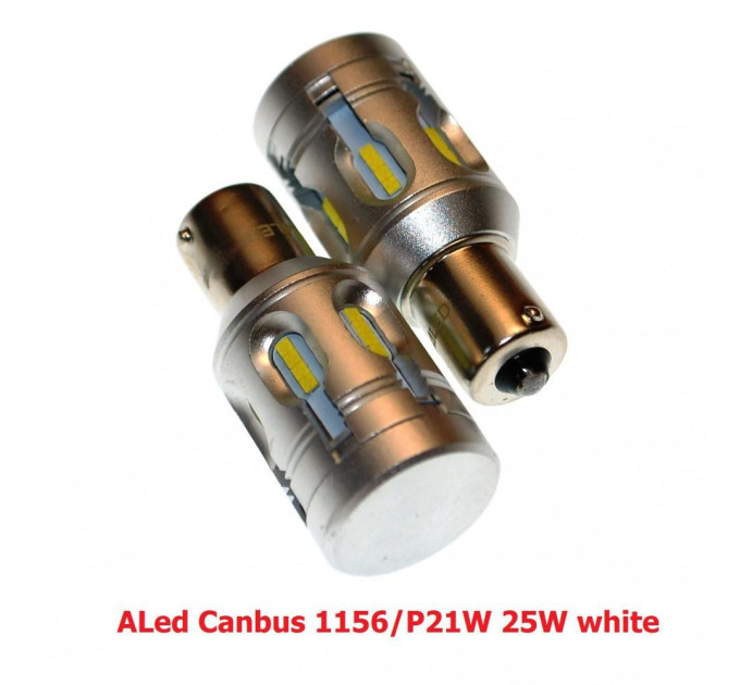 Світлодіодні лампи ALed Canbus 1156/P21W 14W White (2шт.)