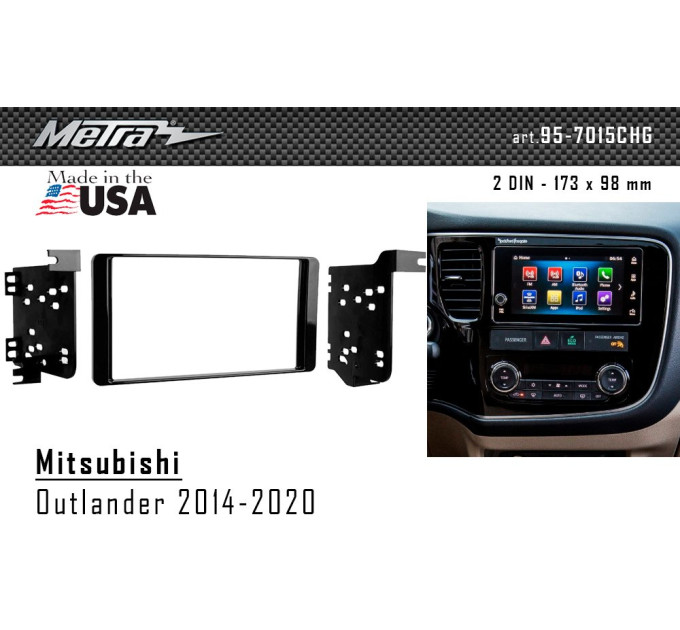 Перехідна рамка Mitsubishi Outlander Metra 95-7015CHG