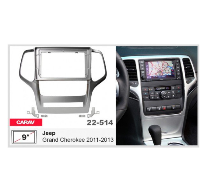 Перехідна рамка Jeep Grand Cherokee Carav 22-514