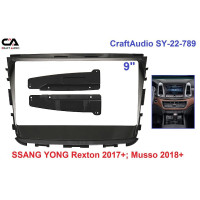 Перехідна рамка CraftAudio SY-22-789 SSANG YONG Rexton 2017+ Musso 2018+