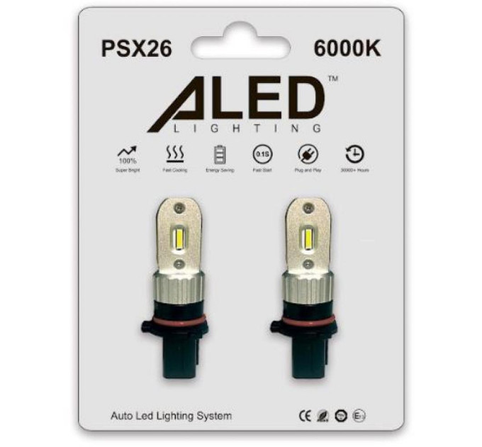 Світлодіодні лампи ALed PSA26 6000K 12W PSX26A01