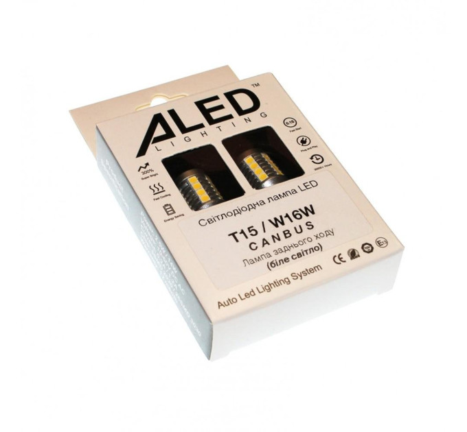 Світлодіодні лампи ALed Canbus T15/W16W 25W white