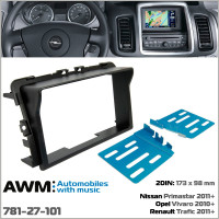 Перехідна рамка Nissan, Opel, Renault AWM 781-27-101