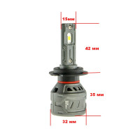 Світлодіодні лампи Cyclone LED H7 6000K type 28