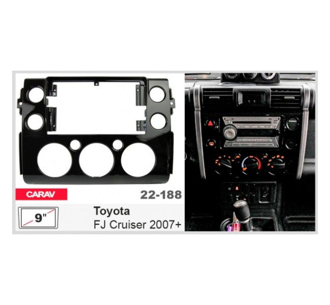 Перехідна рамка Toyota FJ Cruiser Carav 22-188