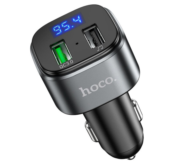 FM-трансмітер HOCO E67 Fighter QC3.0 Black