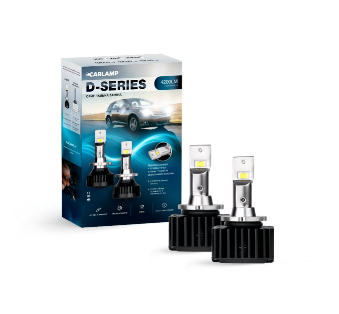 Світлодіодні лампи CARLAMP D-Series D1S 6000K