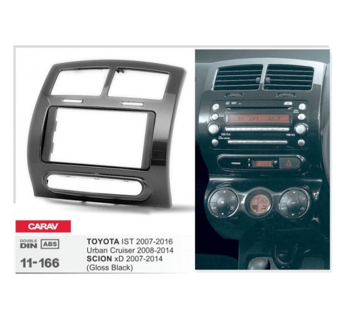 Перехідна рамка Toyota IST, Urban Cruiser, Scion xD CARAV 11-166