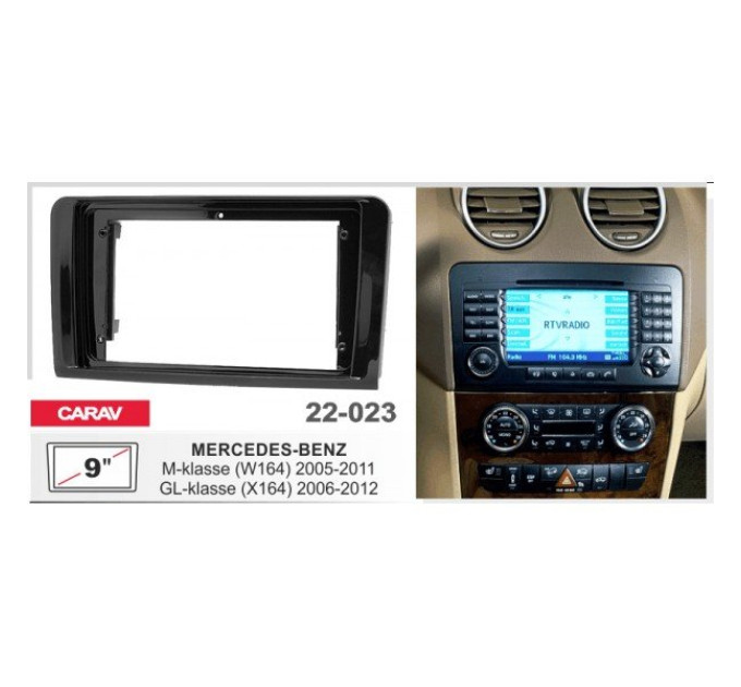 Перехідна рамка Mercedes ML-klasse, GL-klasse Carav 22-023