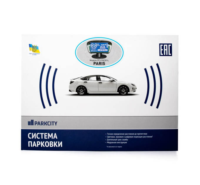 Парктронік ParkCity Paris 418/301L White